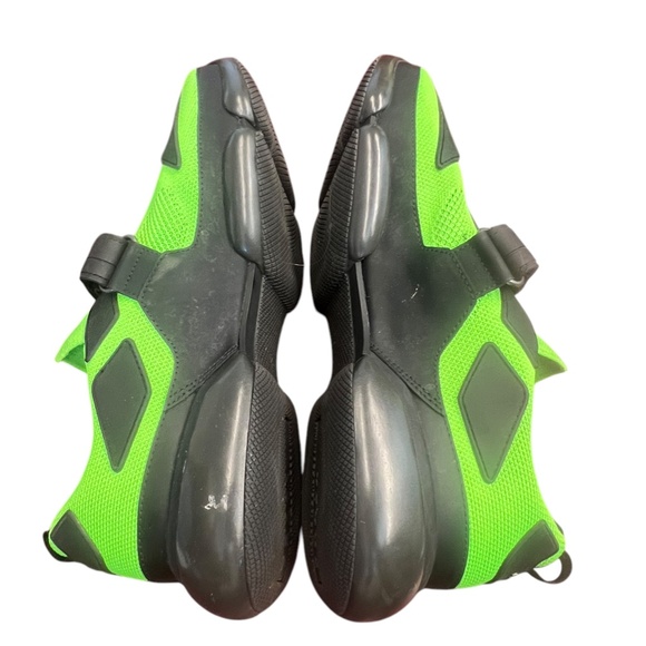 LUXURY PRADA CLOUDBUST SNEAKERS BLACK AND GREEN - Picture 9 of 11